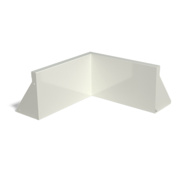 Powder coated steel retaining wall inside corner 50 x 50 cm (height 30 cm)