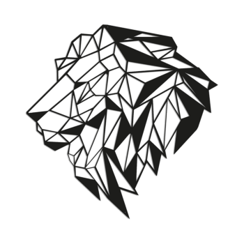 Metal wall decor Lion 2.0