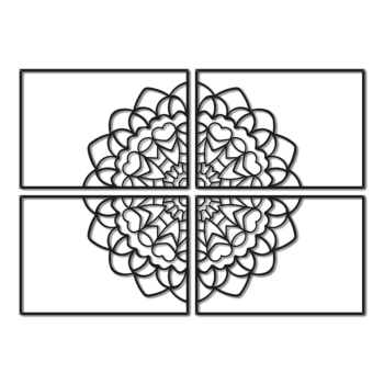 Metal Wall Decoration Mandala *OP=OP