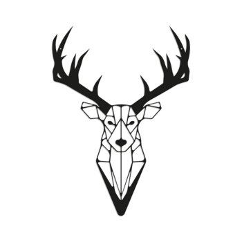 Metal wall decor Reindeer