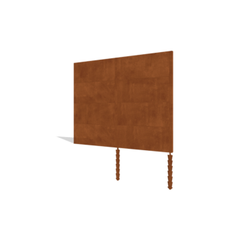Corten steel garden fence H4 set 252 cm
