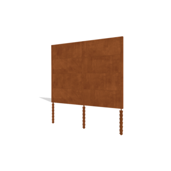 Corten steel garden fence H4 complete set 258 cm
