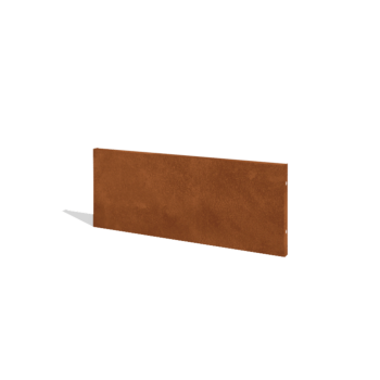 Corten steel garden fence H panel 120 x 47,5 cm