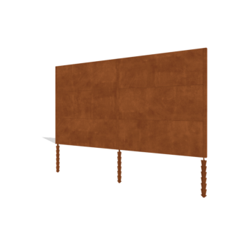 Corten steel garden fence H3 complete set 378 cm