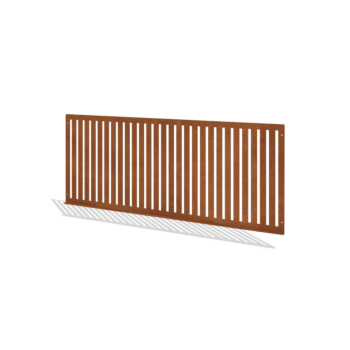 Corten steel decorative fence S 149 x 60 cm