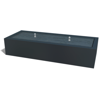 Aluminium water table 200 x 80 x 40 cm