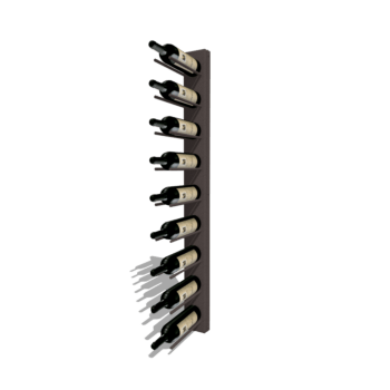 Powder coated steel wine rack Puglia 115 cm