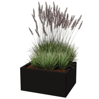 Steel planter - Rectangle - 50 x 60 cm