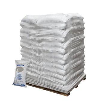 Pellet patio heaters - Pallet of wood pellets