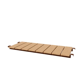 Corten steel garden bench - 130 x 44,3 cm