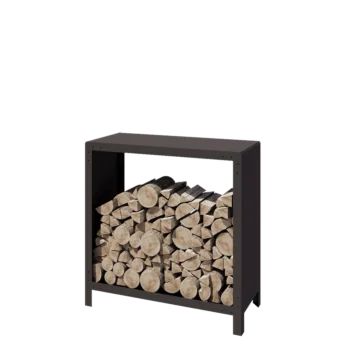 Steel log storage - Indiana - 100 x 40 x 100 cm - RAL7016 matt (anthracite grey)