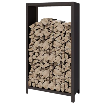 Steel log storage - Indiana - 100 x 40 x 180 cm - Other RAL colour