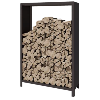 Steel log storage - Indiana - 120 x 40 x 180 cm - Other RAL colour