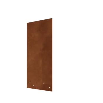 Corten steel joining plate - Straight - Height lawn border edging 45 cm