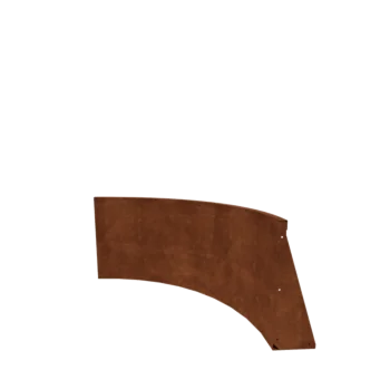 Corten steel retaining wall - Inner curve - 100 x 100 x 60 cm