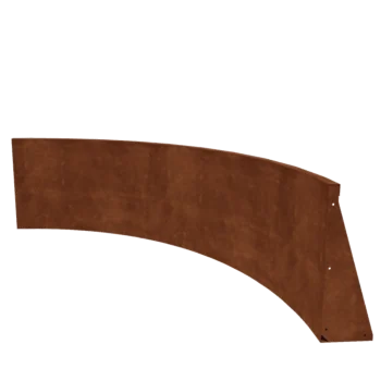 Corten steel retaining wall - Inner curve - 150 x 150 x 60 cm