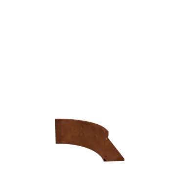 Corten steel retaining wall - Inner curve - 50 x 50 x 30 cm