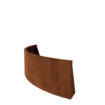 Corten steel retaining wall - Outer curve - 150 x 150 x 50 cm