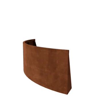 Corten steel retaining wall - Outer curve - 150 x 150 x 60 cm