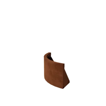 Corten steel retaining wall - Outer curve - 50 x 50 x 30 cm