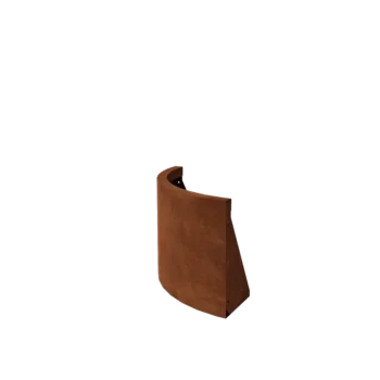 Corten steel retaining wall - Outer curve - 50 x 50 x 40 cm