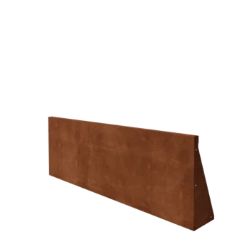 Corten steel retaining wall - Straight - 150 x 50 cm