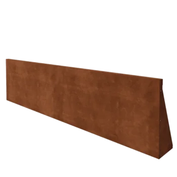 Corten steel retaining wall - Straight - 200 x 50 cm