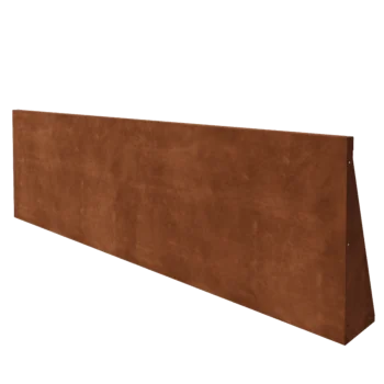 Corten steel retaining wall - Straight - 200 x 60 cm