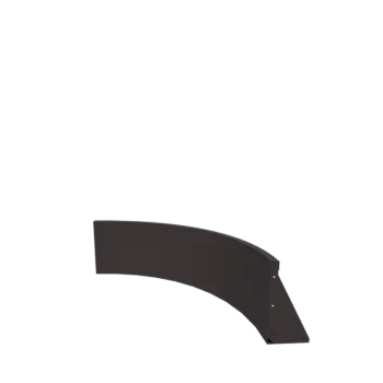 Steel retaining wall - Inner curve - 100 x 100 x 40 cm - Other RAL colour