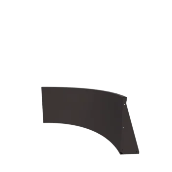 Steel retaining wall - Inner curve - 100 x 100 x 60 cm - Other RAL colour