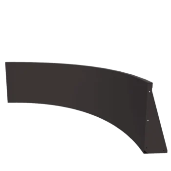 Steel retaining wall - Inner curve - 150 x 150 x 60 cm - Other RAL colour