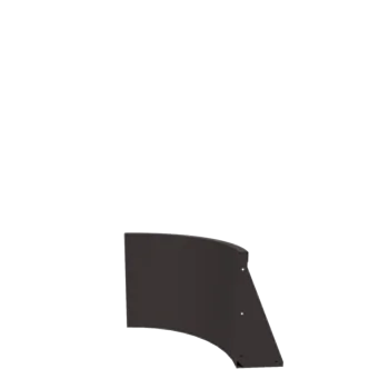 Steel retaining wall - Outer curve - 50 x 50 x 50 cm - RAL7016 matt (anthracite grey)