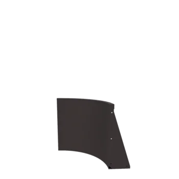 Steel retaining wall - Inner curve - 50 x 50 x 60 cm - RAL7016 matt (anthracite grey)