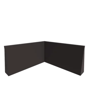 Steel retaining wall - Inner corner - 100 x 100 x 60 cm - Other RAL colour