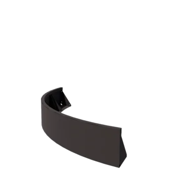 Steel retaining wall - Outer curve - 150 x 150 x 30 cm - Other RAL colour