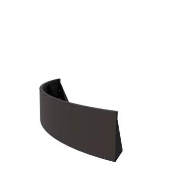 Steel retaining wall - Outer curve - 150 x 150 x 40 cm - Other RAL colour