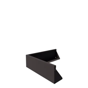 Steel retaining wall - Outer corner - 100 x 100 x 30 cm - Other RAL colour