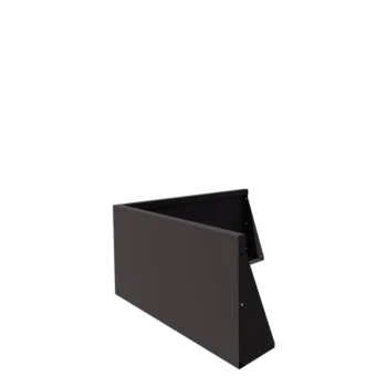 Steel retaining wall - Outer corner - 100 x 100 x 50 cm - Other RAL colour