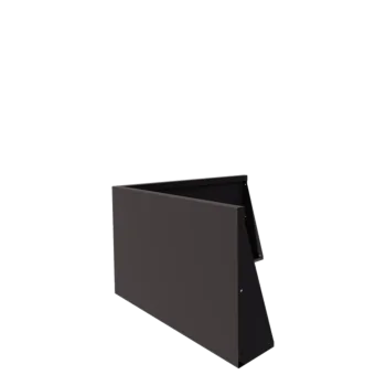 Steel retaining wall - Outer corner - 100 x 100 x 60 cm - Other RAL colour