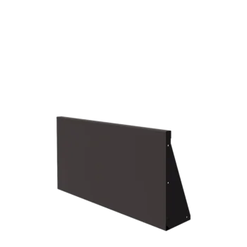 Steel retaining wall - Straight - 100 x 50 cm - Other RAL colour