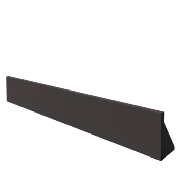 Steel retaining wall - Straight - 200 x 30 cm - RAL7016 matt (anthracite grey)