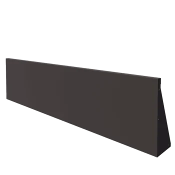 Steel retaining wall - Straight - 200 x 50 cm - Other RAL colour