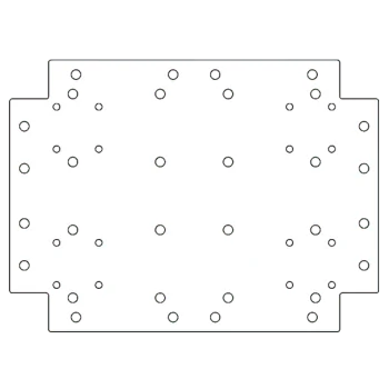 Galvanised bottom plate - 30 x 40 cm