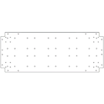 Galvanised bottom plate - 40 x 100 cm