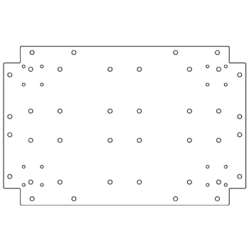 Galvanised bottom plate - 40 x 60 cm