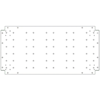 Galvanised bottom plate - 50 x 100 cm