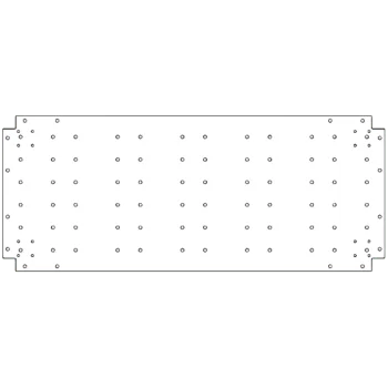 Galvanised bottom plate - 50 x 120 cm