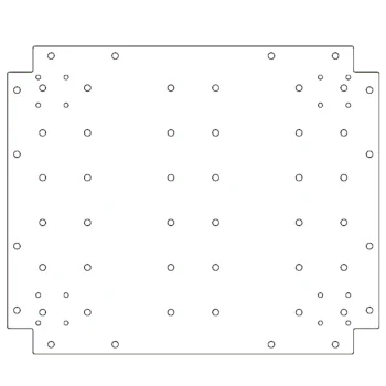 Galvanised bottom plate - 50 x 60 cm
