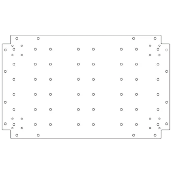 Galvanised bottom plate - 50 x 80 cm