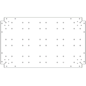 Galvanised bottom plate - 60 x 100 cm